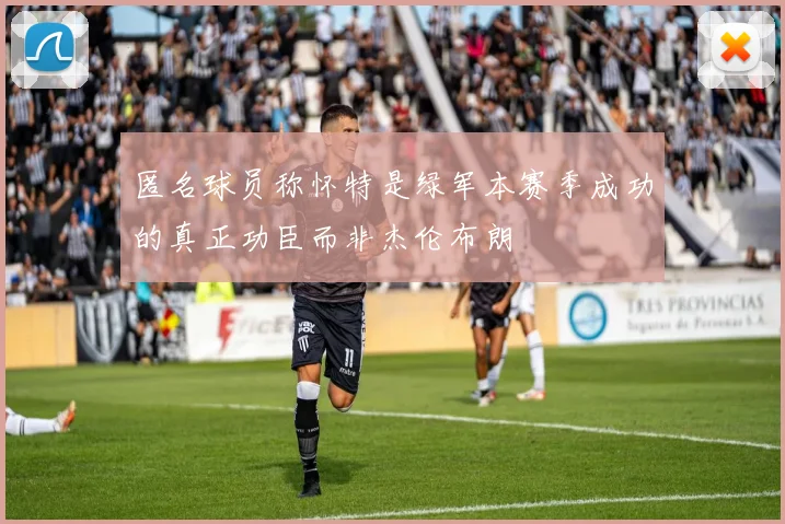匿名球员称怀特是绿军本赛季成功的真正功臣而非杰伦布朗